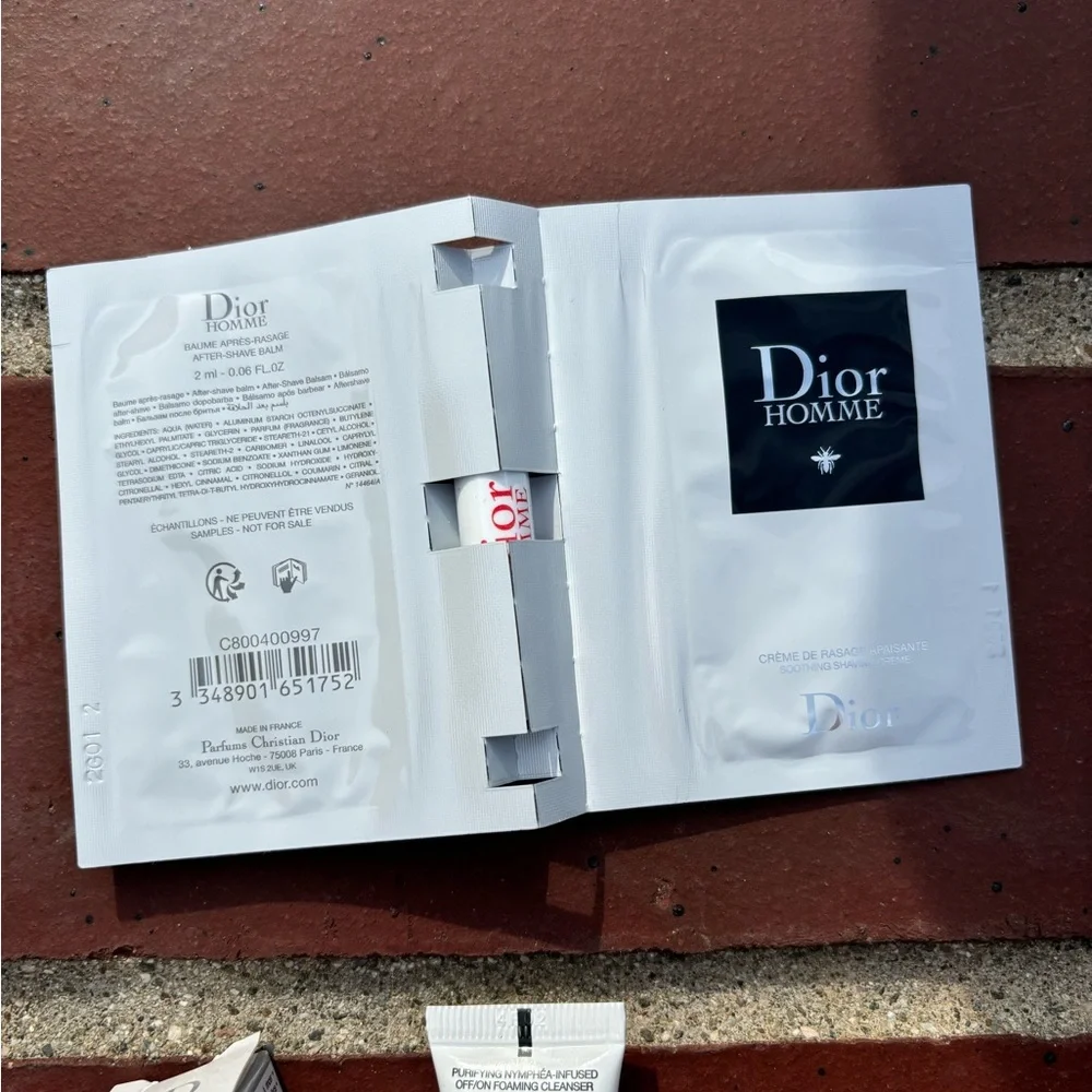 Dior Homme Shaving Set - White and Gray